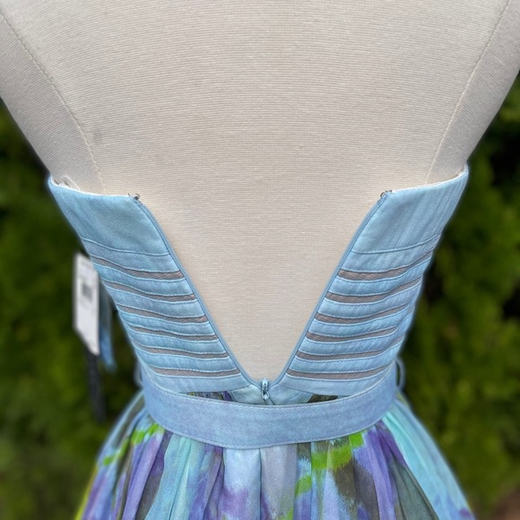 Aidan Mattox Strapless Fit & Flare Party Dress Size 0 - Picture 8 of 10